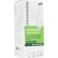 Aromaforce Spray Gorge Bio Apaisant 15ml