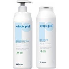 Atopic piel gel de banho 200ml + Atopic piel loção corporal 500ml