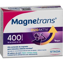 Magnetrans Duo Activ 400 mg Magnésio 20 sachês