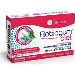 Fitobios Fitobiogum Diet Gusto Menta Sin Azúcar 24uds