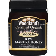 Woodland's Mel de Manuka Raw MGO350 Monofloral 250 g