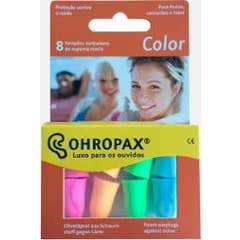 Ohropax Color Tampões Ouvidos Mini Silicone 8 Unidades