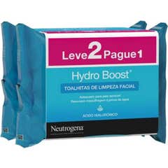 Neutrogena Pack Hydro Boost Toalhitas Limpeza 2x25 Unidades