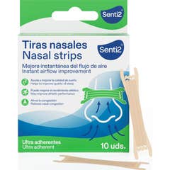 Senti2 Tiras Nasales 10 uds
