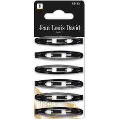 Jean Louis David Hair Clic Clac Black 15113 6 Unidades
