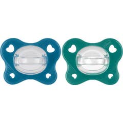 Chicco PhysioForma Dual Soft Azul Verde 16-36M 2 Unidades