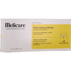 Melicare Patch Médico Siliconado 4x22 cm 3 unid.