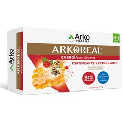 Arkoreal Geleia Real + Ginseng 20 ampolas