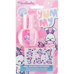 Martinelia Yummy Nail Polish & Stickers Set