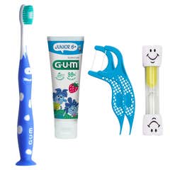 GUM Pack Necessaire Junior 6+ Escova de Dentes 1 unid.
