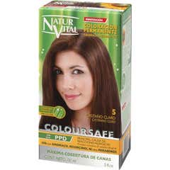 Corante Permanente NaturVital Coloursafe 5 Castanho Claro 150ml