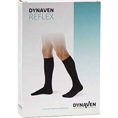 Sigvaris Dynaven Reflex 2 Meias Longas Preto Tamanho M 1 Par