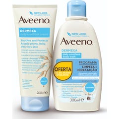 Aveeno Pack Dermexa Creme Emoliente + Gel Banho Emoliente