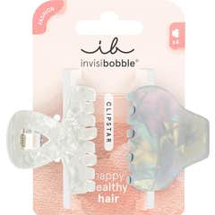 Invisibobble Clipstar Pearly Frost Molas para Cabelo 2 un.