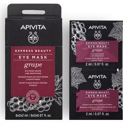 Apivita Express Beauty anti-rugas e endurecimento máscara 2x8ml de uva