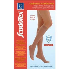 Scudotex Calcetín 70 Punta Abierta Skin Talla 3 1 Par