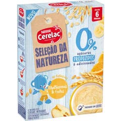 Nestlé Cerelac Seleção Natureza NL Multicereais e Frutas 6M+ 240g