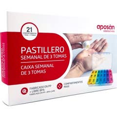 Aposan Caixa de Comprimidos Semanal 3 Doses 1 Unidade