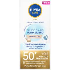 Nivea Sun Fluido Diário Proteção Facial Spf50 Claro 40ml