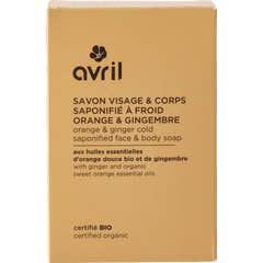 Avril Sabonete Facial & Corporal a Frio Laranja & Gengibre 100 gr
