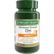 Bounty Zinco 25 Mg 100 comprimidos da natureza