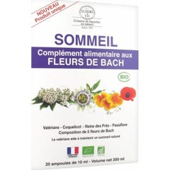 Elixirs &amp; Co Sommeil Fleurs de Bach 20amp