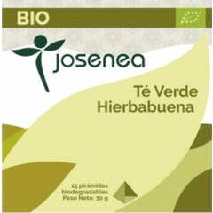 Josenea chá verde com hortelã pimenta 15 pirâmides