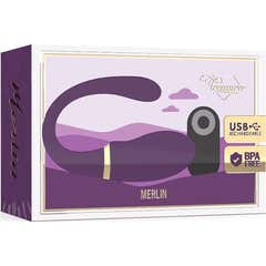 Treasure Merlin Double Couple Vibrator Control Remoto 1ud