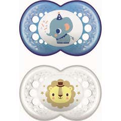 MAM Original Silicone Soother 16+ M A Double Pack