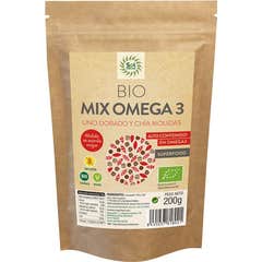 Solnatural Mix Omega 3 Lino Chía Molida Bio 200g