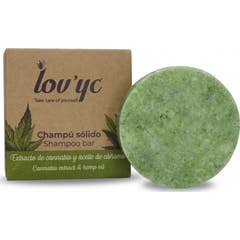 Lovyc Champú Sólido Cannabis y Aceite 50g