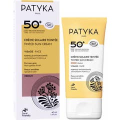 Patyka Creme Solar com Cor Rosto Médio SPF50+ 40 ml