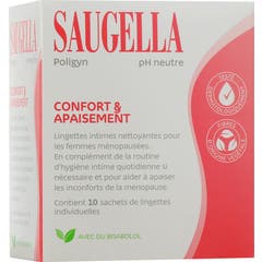 Saugella Poligyn Toalhitas Conforto Menopausa 10 unid.