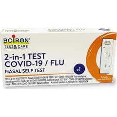 Boiron Test&Care Teste 2 em 1 Autoteste Nasal Gripe + COVID-19 1ud