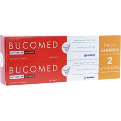 Normon Bucomed Pack Pasta Anticaries 2x125 ml