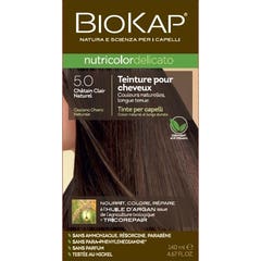 Biokap Tintura Delicato 5.0 Castanho Claro Natural 140ml
