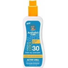 Gel Spray Spray Refrigerante Ativo Ouro Australiano SPF30 237ml