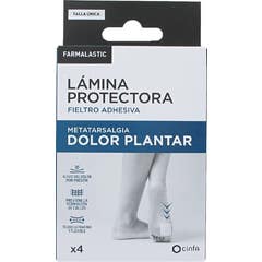 Farmalastic Lâmina Protetora de Feltro Autoadesiva 4 unid.