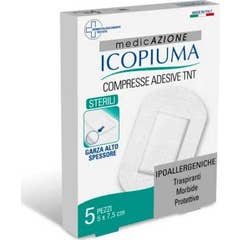 Icopiuma Compresa Adhesiva Tnt 7,2x5cm 5uds