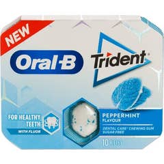 Trident Pastilhas Elásticas Dental Care Menta 17 g