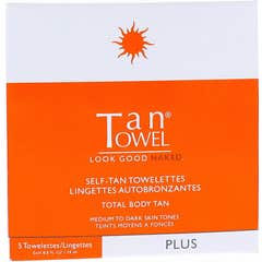 TanTowel Total Body Tan Self-Tan Towelettes 5 Unidades