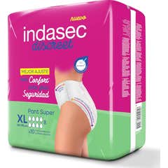 Indasec Discreet Cueca Absorvente Super XL 10 unid.