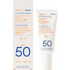 Korres Gel Creme de Iogurte para Rosto e Olhos SPF50 40ml