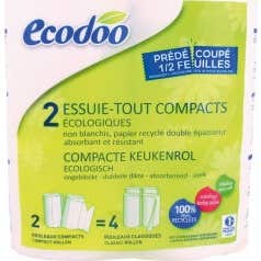 Ecodoo Papel de Cozinha Reciclado 2pcs