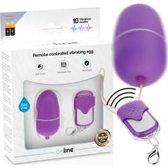 Online Huevo Vibrador Control Remoto M Lila 1ud