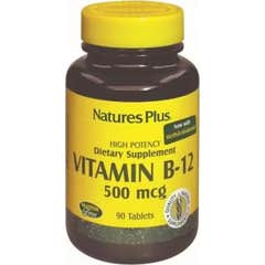 Nature's Plus Vitamina B12 500mcg 90caps Nature's Plus Vitamina B12 500mcg 90caps