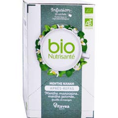 Nanah 20 Sachets de Infusão de Bionutri Hortelã Pimenta