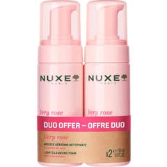 Espuma de limpeza de ar de luxo muito rosas 2x150ml