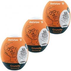 Satisfyer Chrunchy Huevo Masturbador 3uds