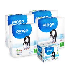 Pingo Pañales y Toallitas Ecológicos Talla 6 - 1 mes